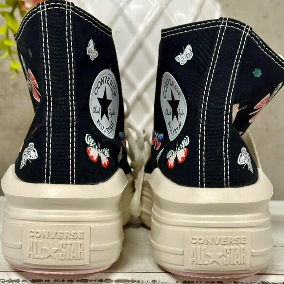 NWOT Converse Chuck Taylor All Star Move Platform Butterfly Wings High Tops - Picture 4 of 7